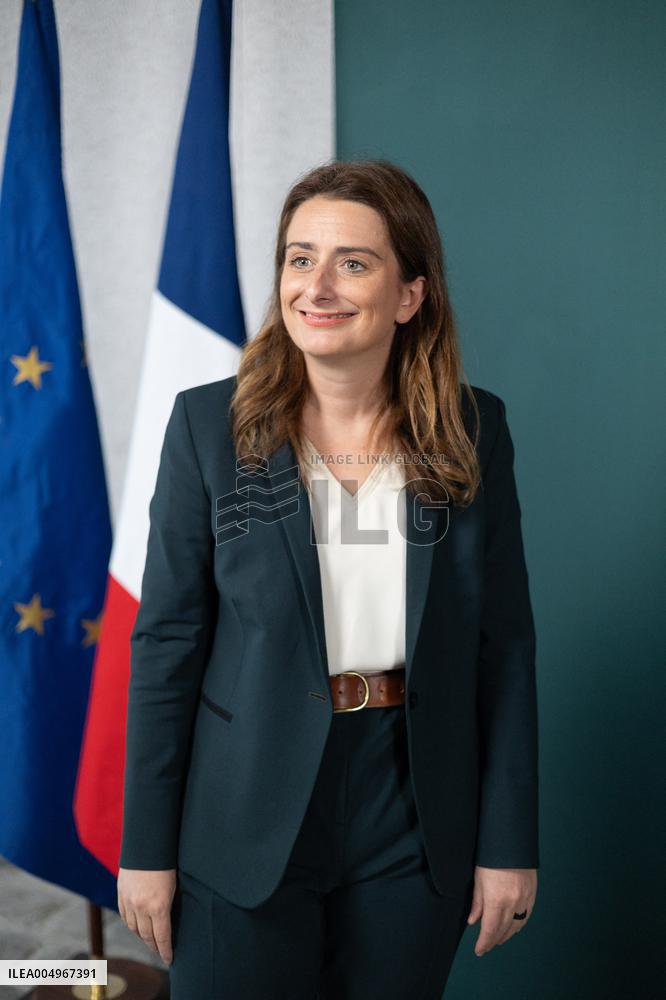 Marine Tondelier Press Conference about the Presidential Election - Paris