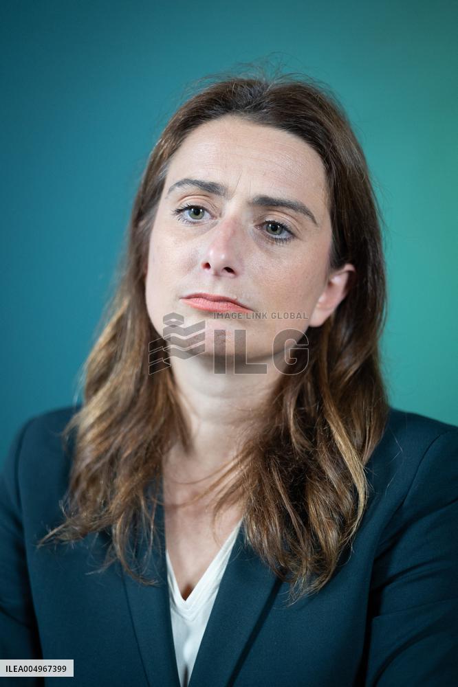 Marine Tondelier Press Conference about the Presidential Election - Paris