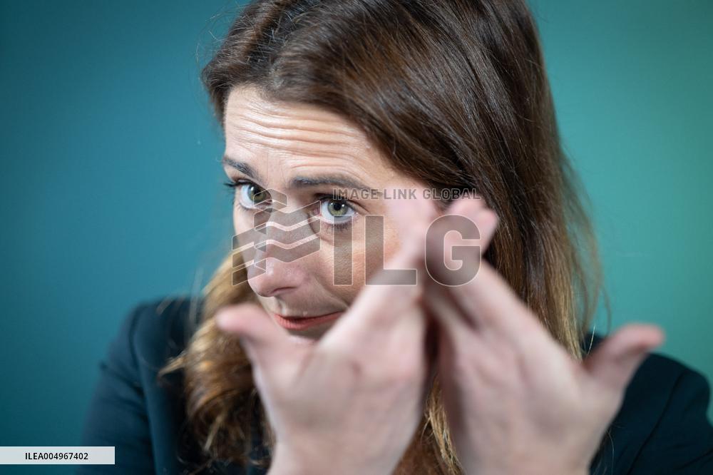 Marine Tondelier Press Conference about the Presidential Election - Paris