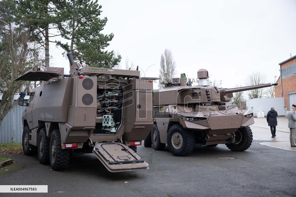 Illustrations of the military defence system supplier KNDS - Versailles AJ