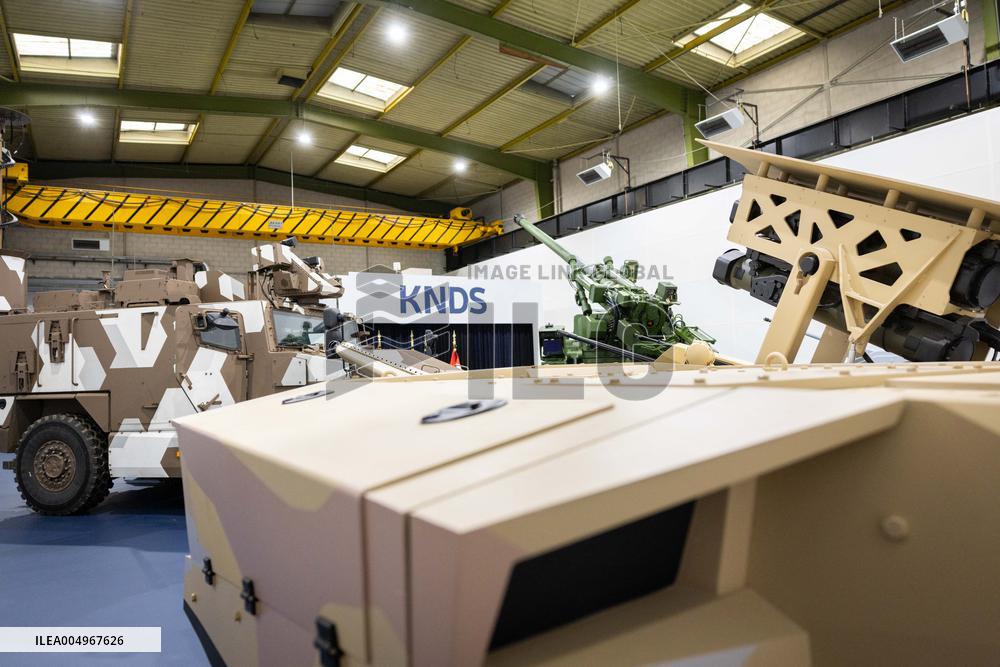 Illustrations of the military defence system supplier KNDS - Versailles AJ