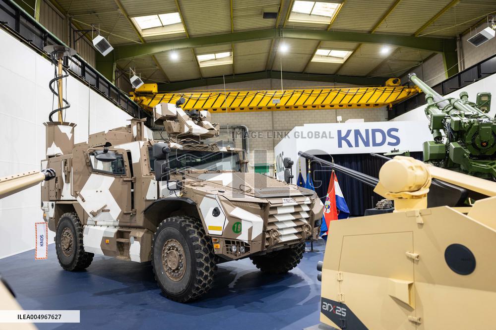 Illustrations of the military defence system supplier KNDS - Versailles AJ