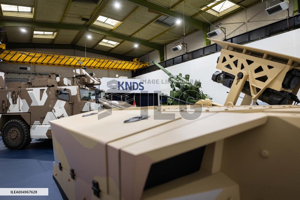 Illustrations of the military defence system supplier KNDS - Versailles AJ