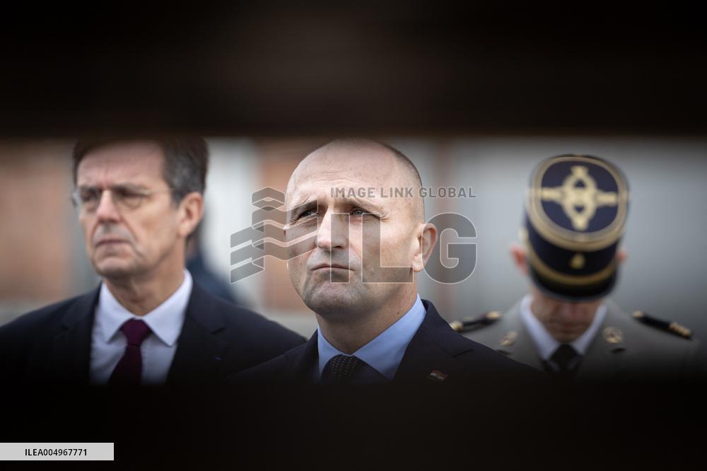 French Defence Minister and Croatia's Defence Minister visit the military defence system supplier KNDS - Versailles AJ