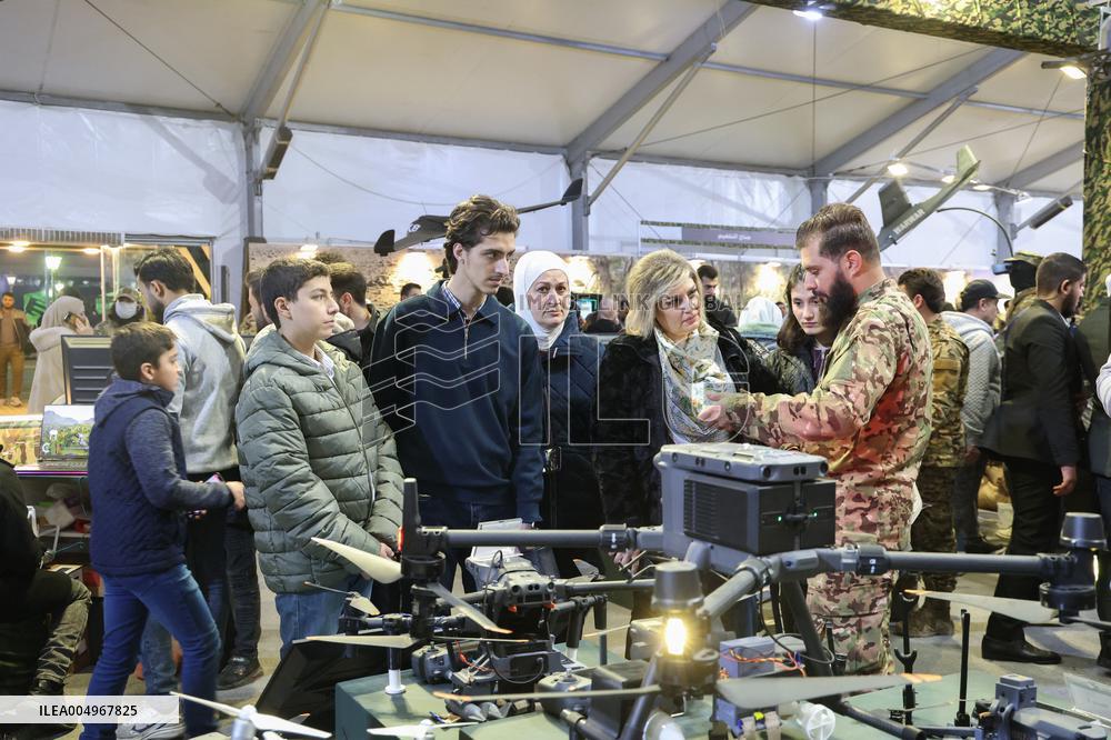 Military Exhibition in Damascus Showcasing Defense Equipment - Syria