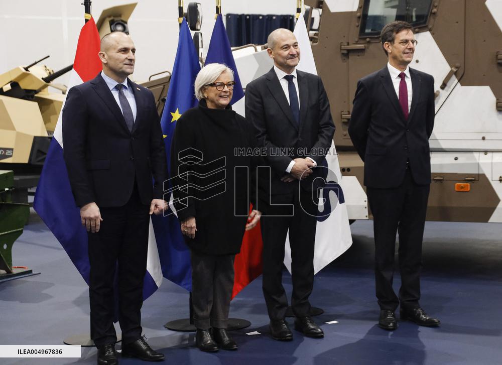 Vautrin Visit the Military Defence System Supplier KNDS - Versailles