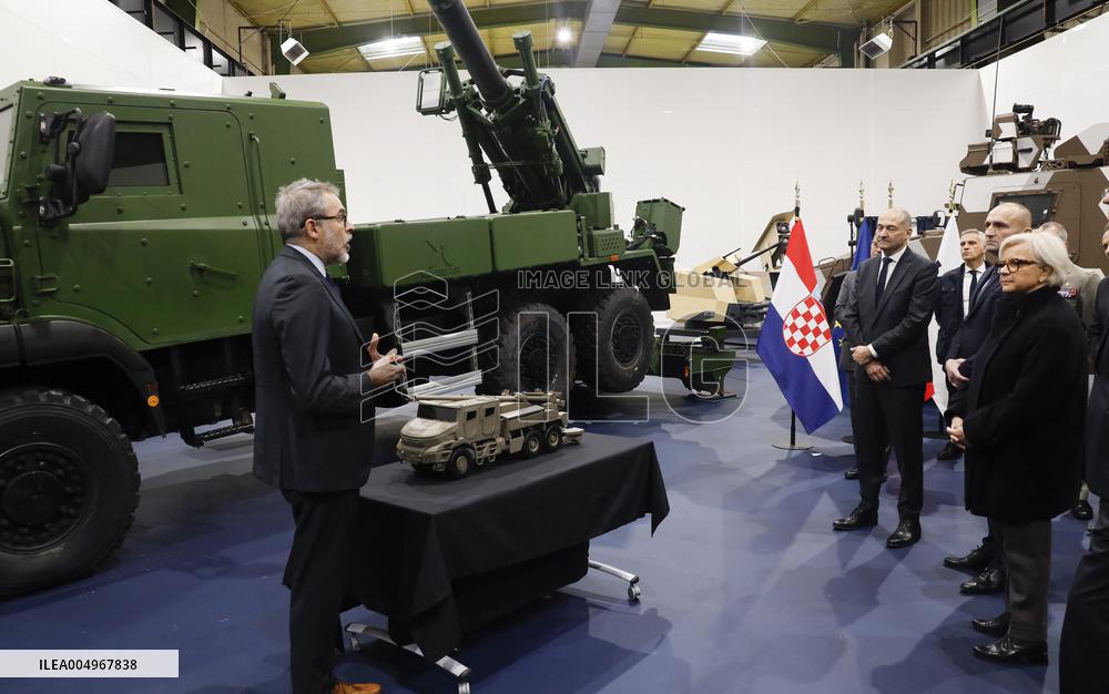 Vautrin Visit the Military Defence System Supplier KNDS - Versailles