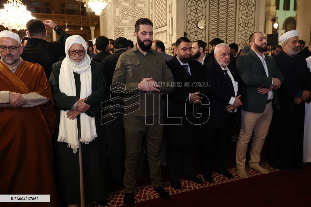 Ahmed al Sharaa Marks One Year of Assad Fall - Damascus