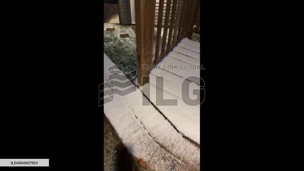 US: Roads Become Hazardous After Morning Snow Hits Across Kentucky