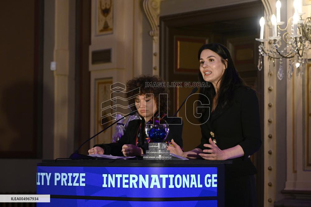The International Gender Equality Prize ceremony in Tampere, Finland