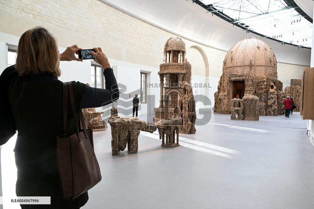 Claire Tabouret and Eva Jospin Exhibitions At The Grand Palais - Paris