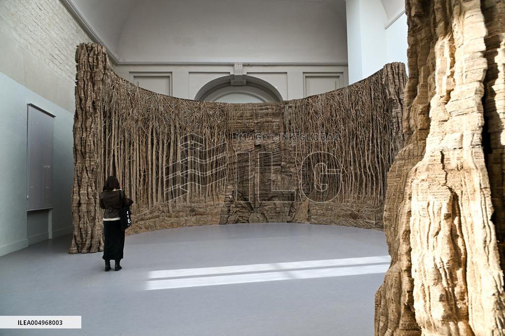 Claire Tabouret and Eva Jospin Exhibitions At The Grand Palais - Paris