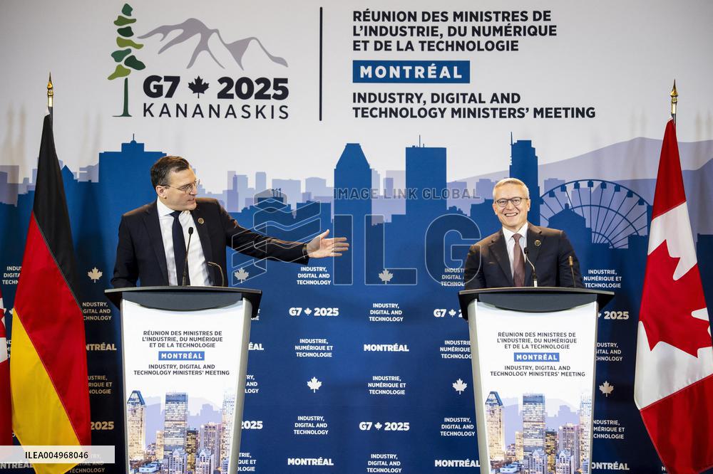 G7 Industry, Digital and Technology Ministers Meeting - Canada