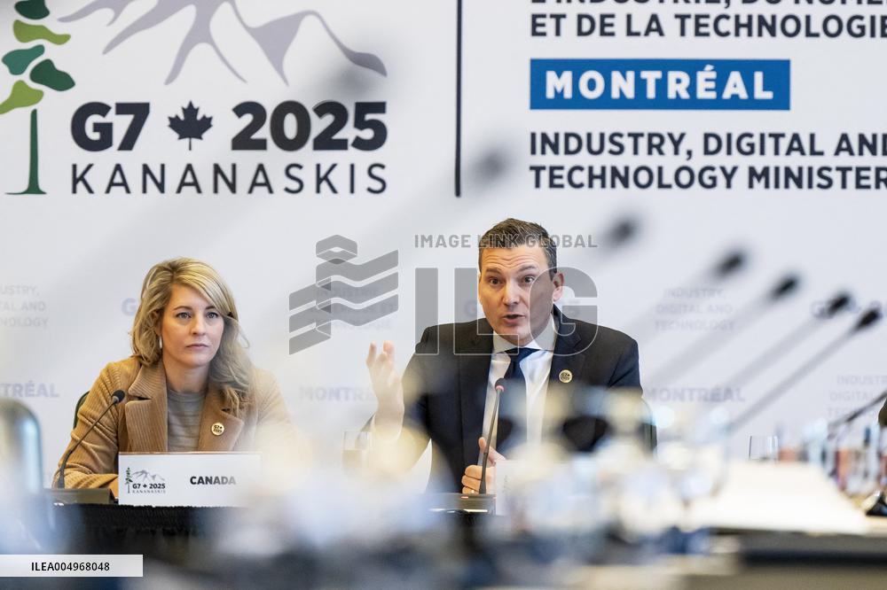 G7 Industry, Digital and Technology Ministers Meeting - Canada