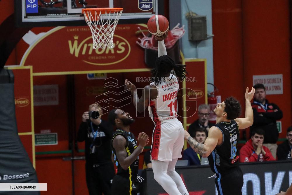 BASKET - Serie A - Vanoli Basket Cremona vs Openjobmetis Varese