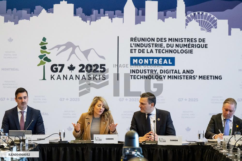 G7 Industry, Digital and Technology Ministers Meeting - Canada