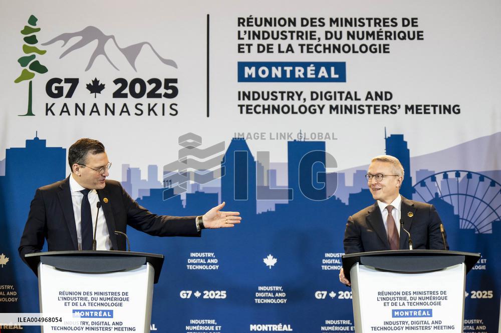 G7 Industry, Digital and Technology Ministers Meeting - Canada