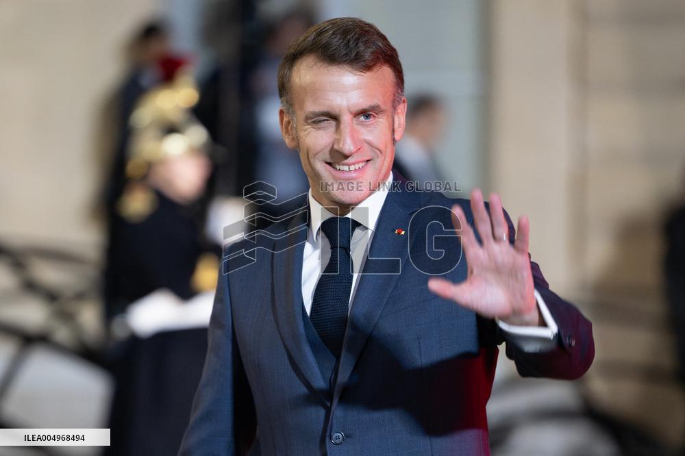 Emmanuel Macron meets with Croatia's Prime Minister Andrej Plenkovic - Paris