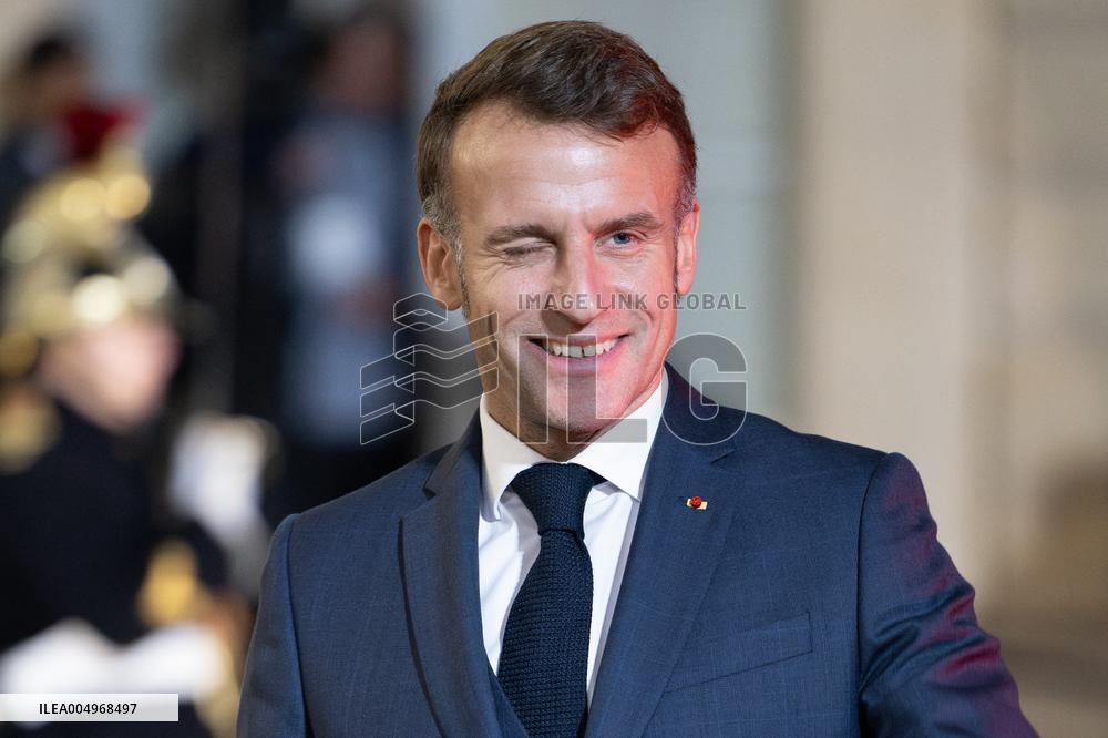 Emmanuel Macron meets with Croatia's Prime Minister Andrej Plenkovic - Paris