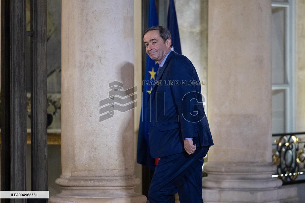 Official dinner with Croatia Prime Minister at the Elysee - Paris