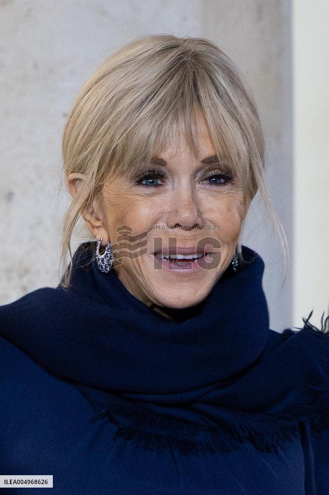 Official dinner with Croatia Prime Minister at the Elysee - Paris