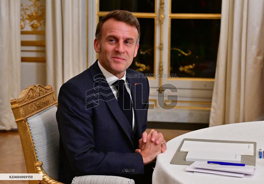 President Macron And PM Plenkovic Meeting - Paris