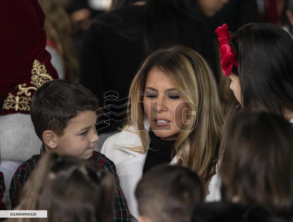 Melania Trump Participates in a Fundraiser for Toys for Tots