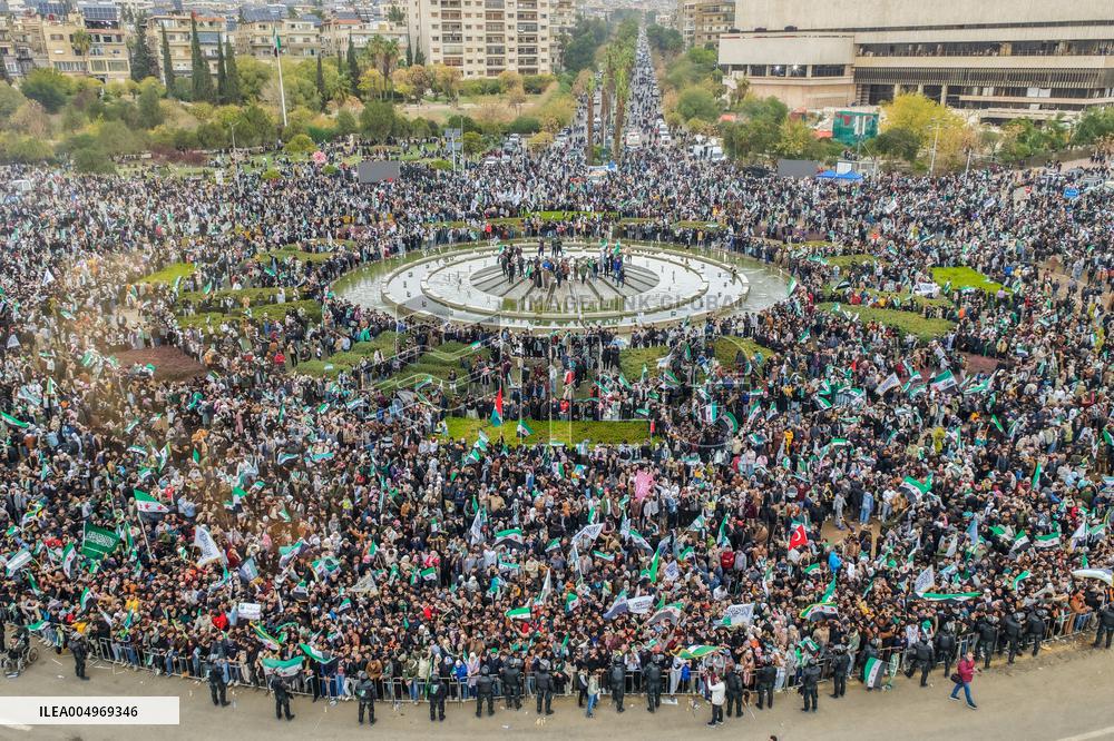 First Anniversary Of Regime Change In Syria