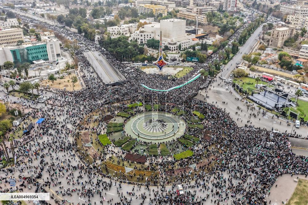 First Anniversary Of Regime Change In Syria