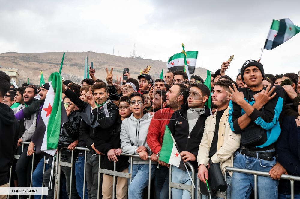 First Anniversary Of Regime Change In Syria