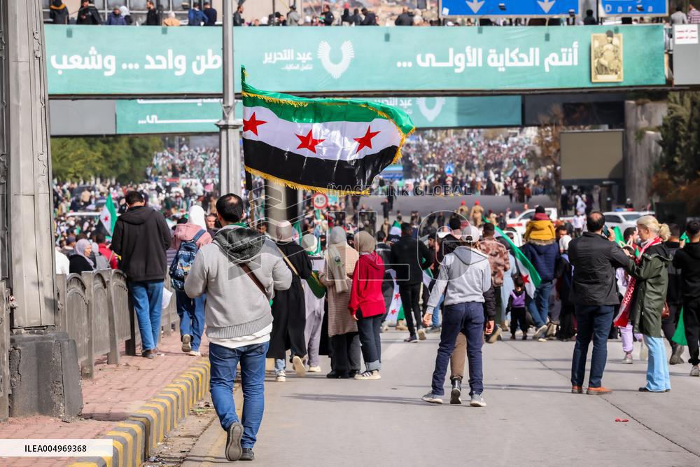 First Anniversary Of Regime Change In Syria