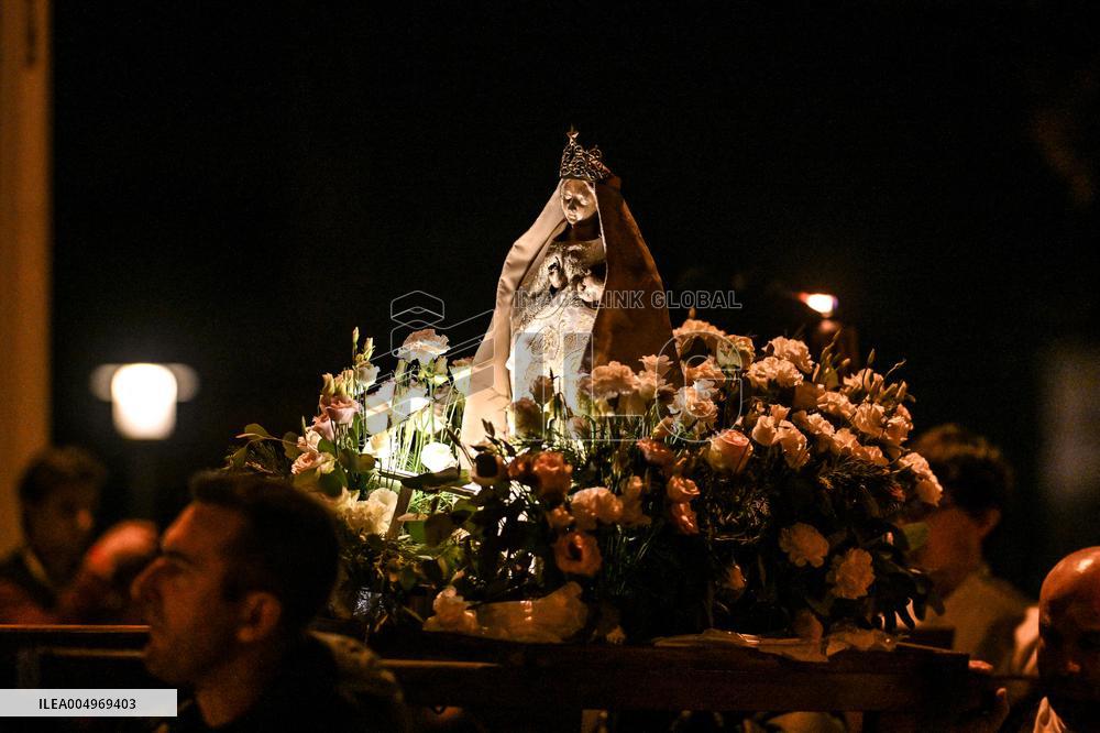 Religious Procession During Fete Des Lumieres 2025 - Lyon