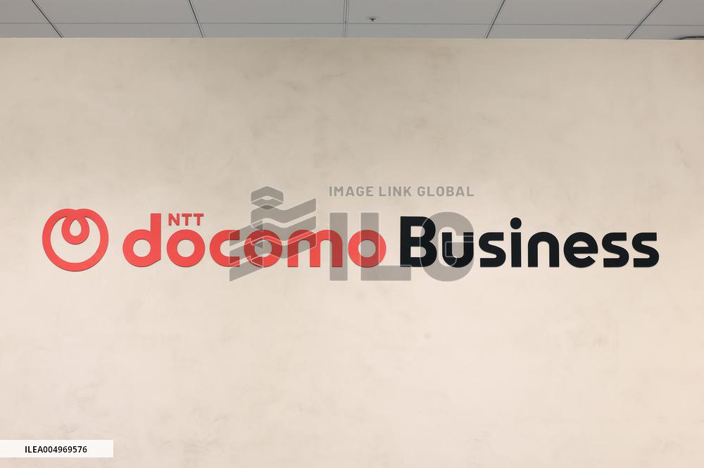 NTT DOCOMO Business signboard and logo