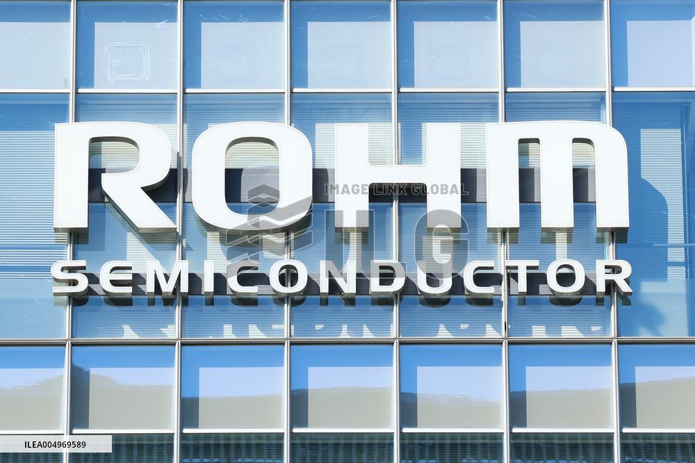 ROHM signboard and logo