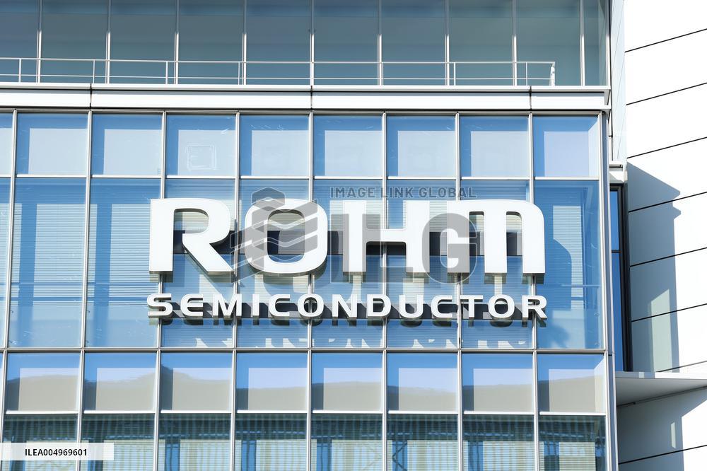 ROHM signboard and logo