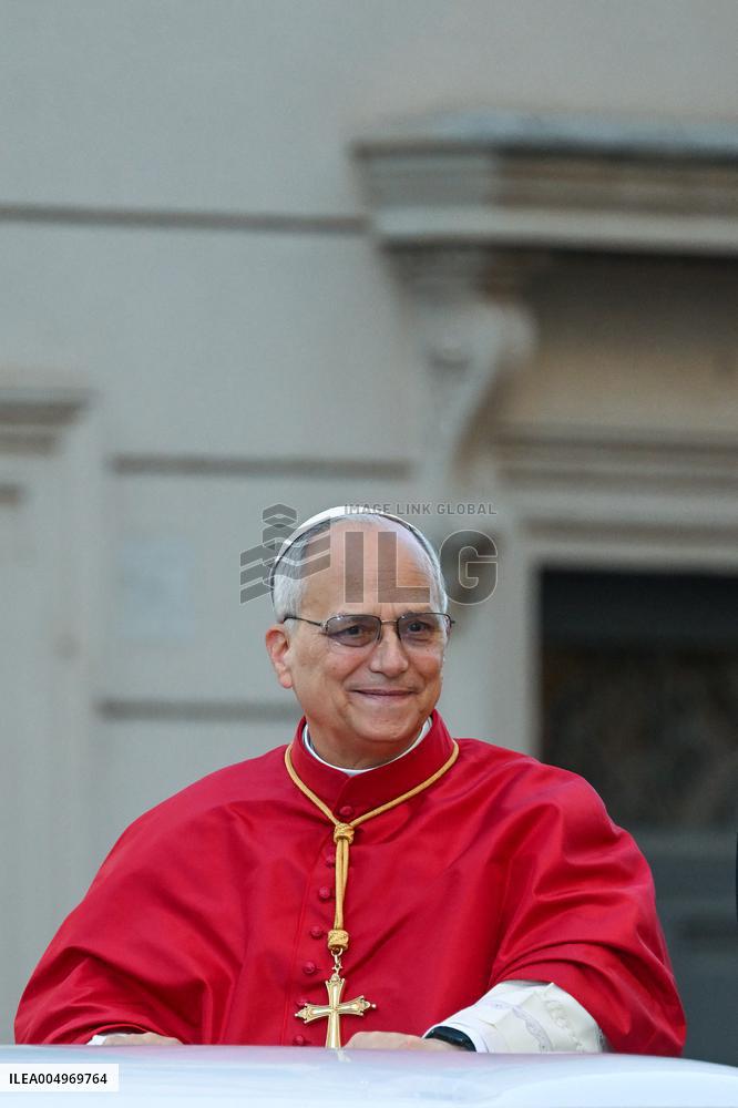 Pope Leo XIV's Traditional Homage To The Immaculate Conception - Rome