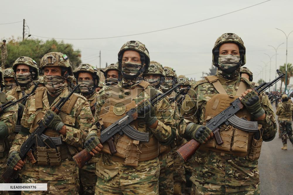 Military Parade in Idlib - Syria