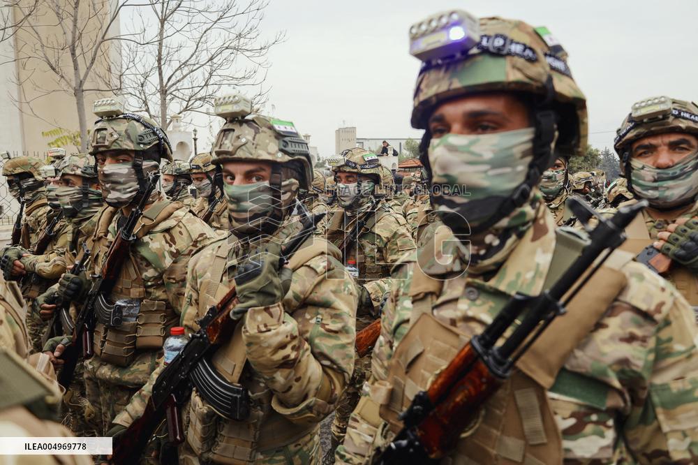 Military Parade in Idlib - Syria