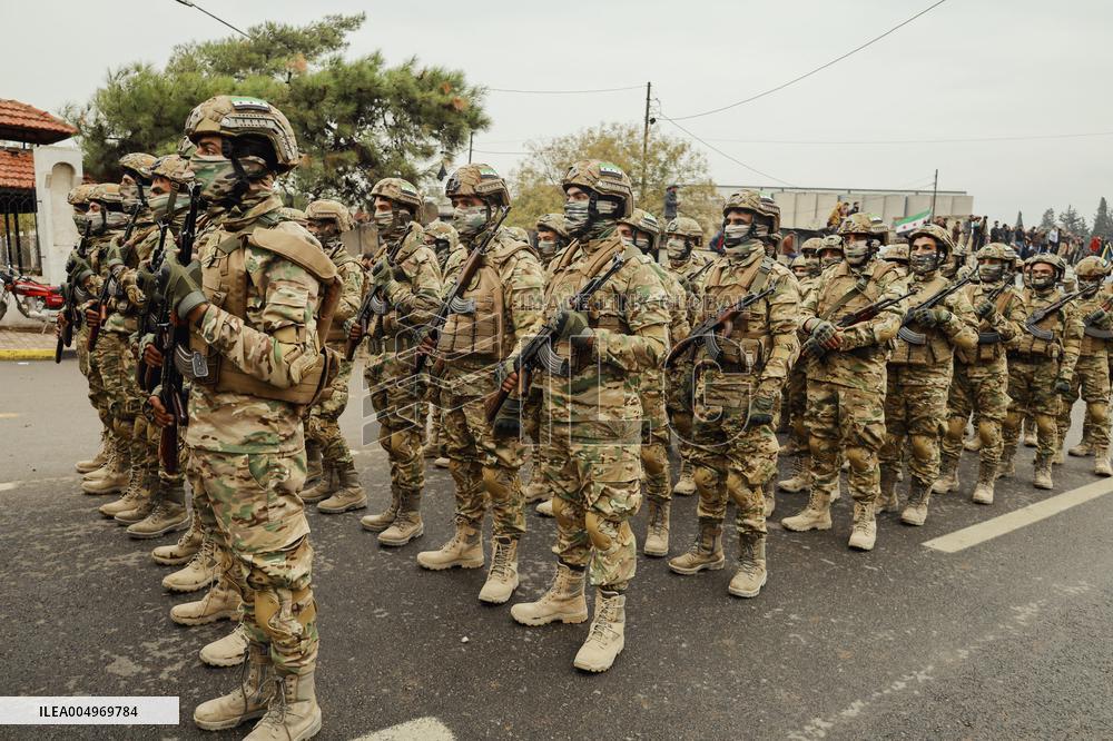 Military Parade in Idlib - Syria