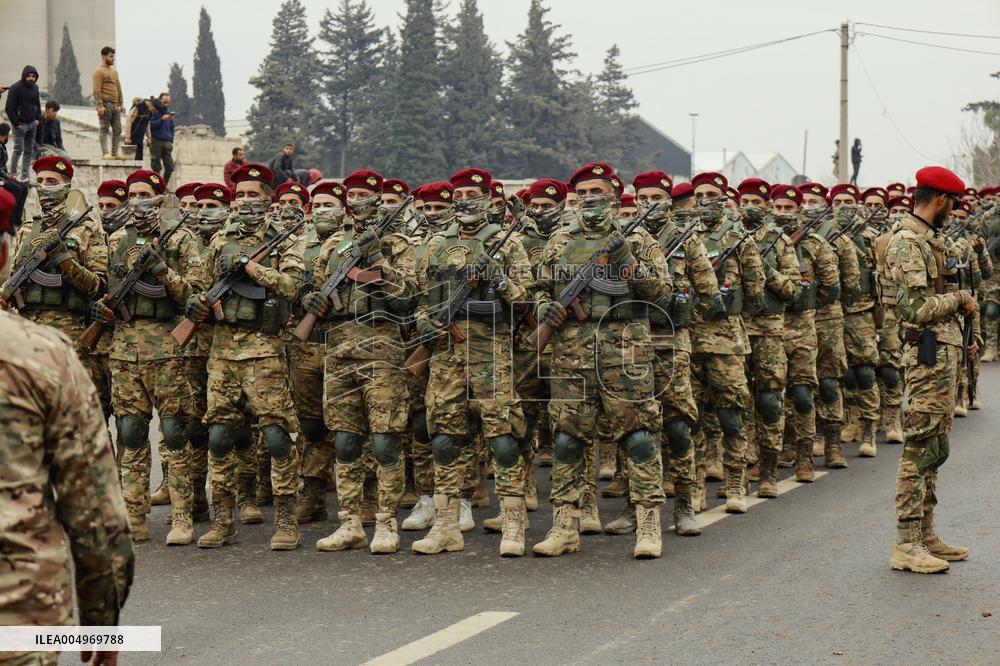 Military Parade in Idlib - Syria