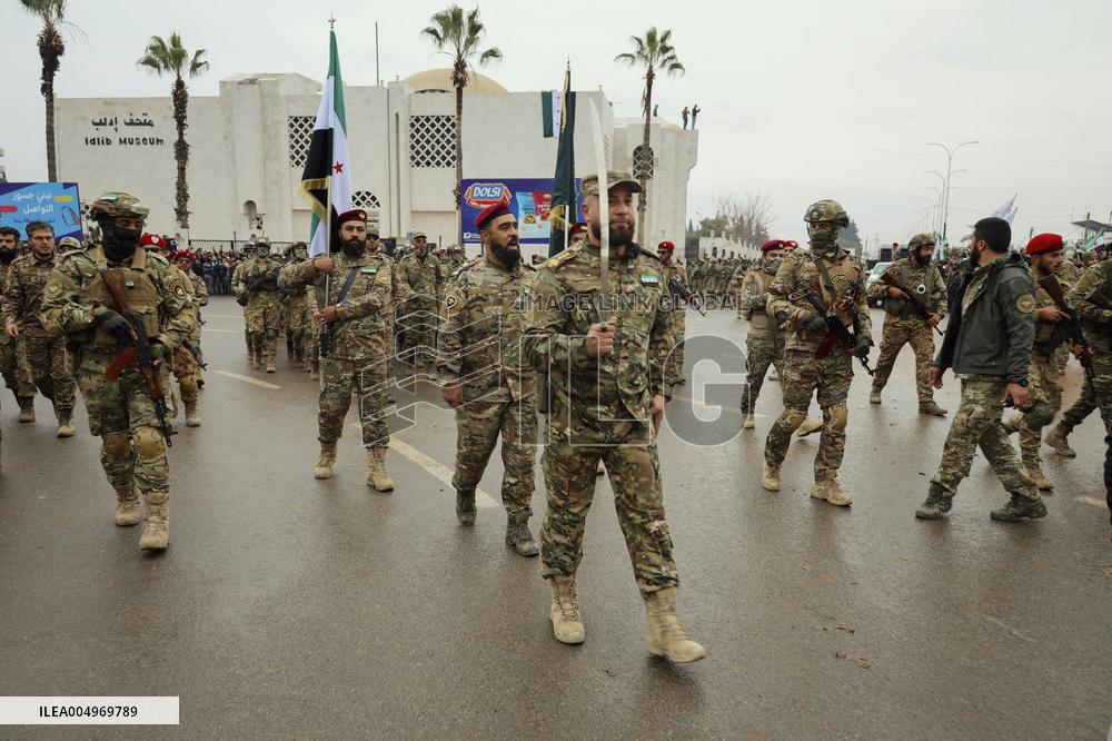Military Parade in Idlib - Syria