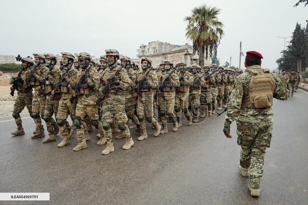 Military Parade in Idlib - Syria