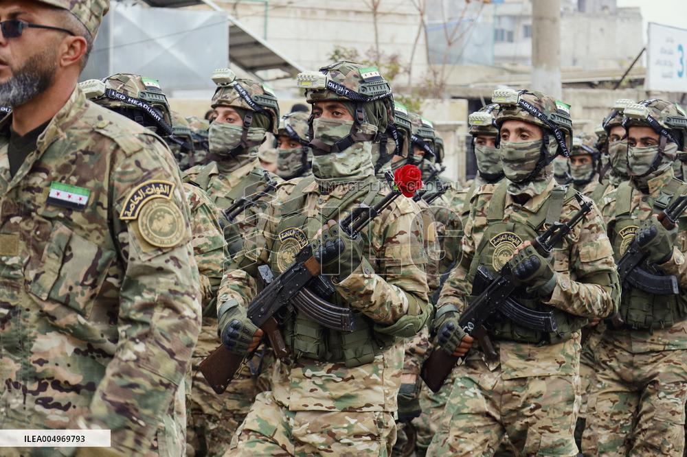 Military Parade in Idlib - Syria