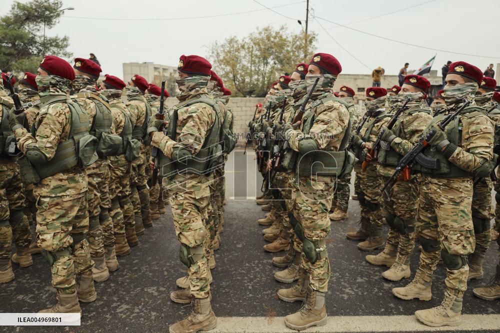 Military Parade in Idlib - Syria