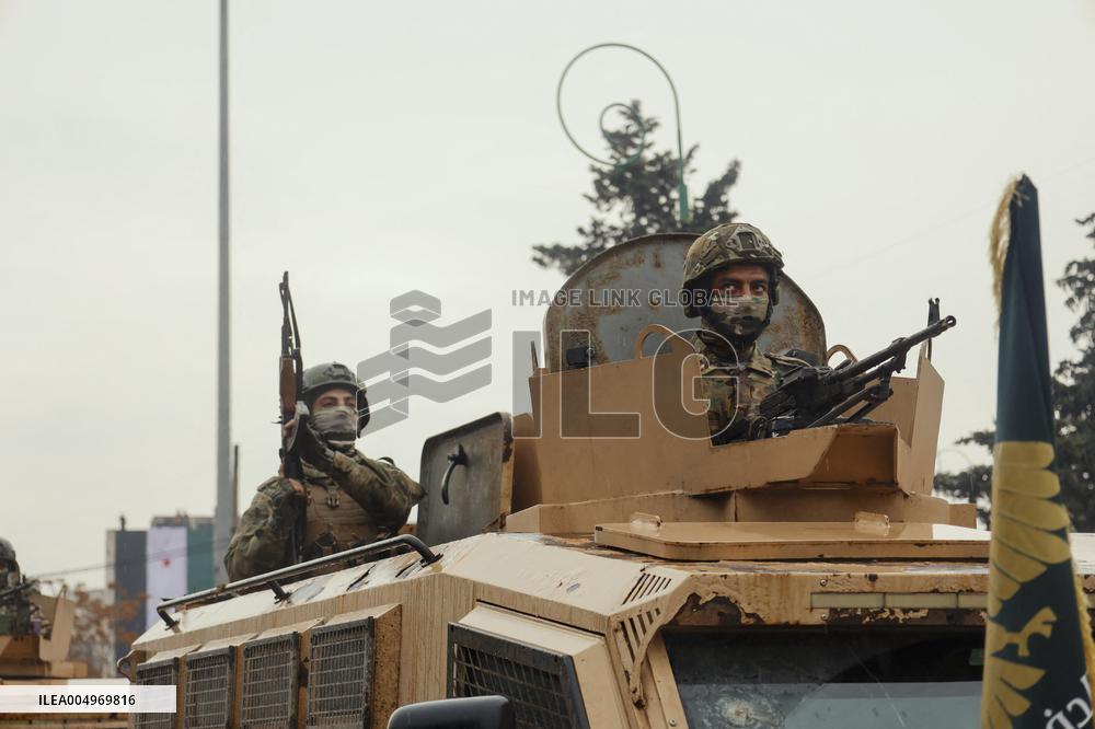 Military Parade in Idlib - Syria