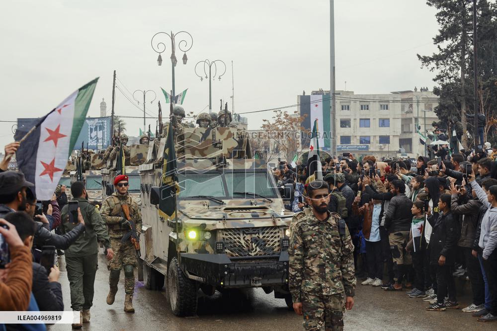 Military Parade in Idlib - Syria
