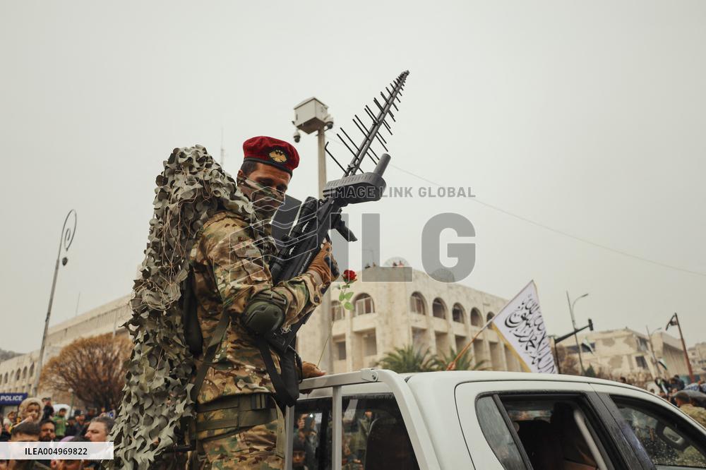Military Parade in Idlib - Syria