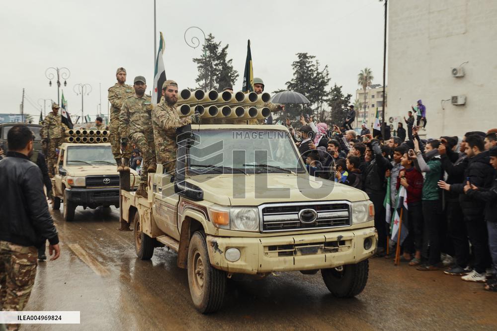 Military Parade in Idlib - Syria
