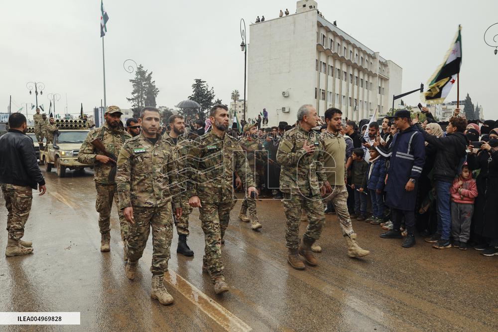 Military Parade in Idlib - Syria