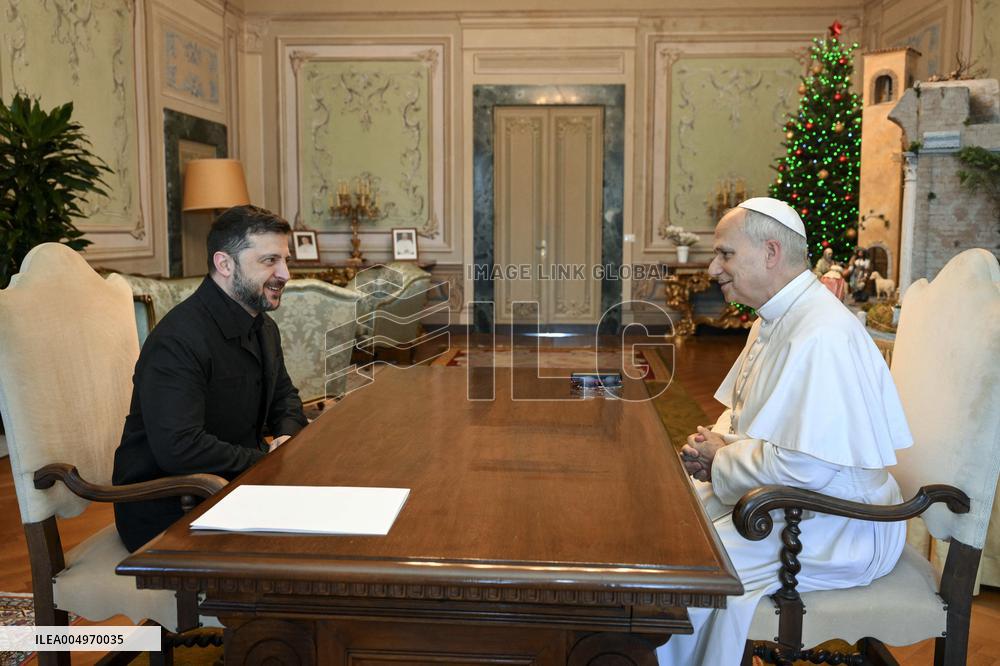 Pope Leo XIV Meets Volodymyr Zelensky - Vatican